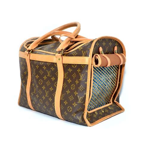 louis vuitton pet carrier used|faux louis vuitton dog carriers.